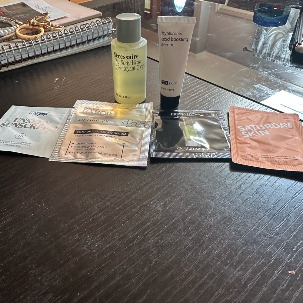 Skincare Sample Set with Body Wash
